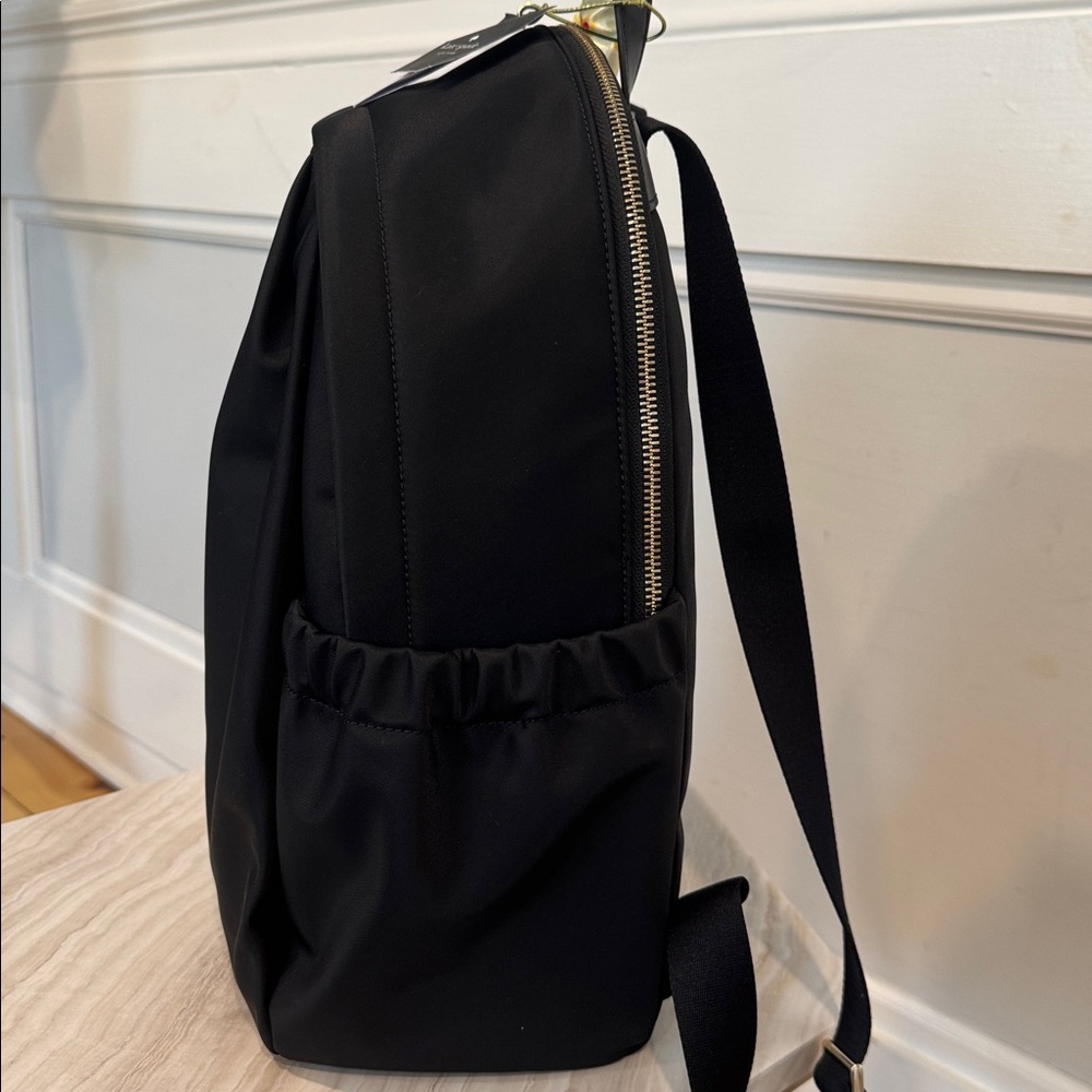 Kate Spade Carter Large Nylon Black Backpack NWT - Picture 5 of 17